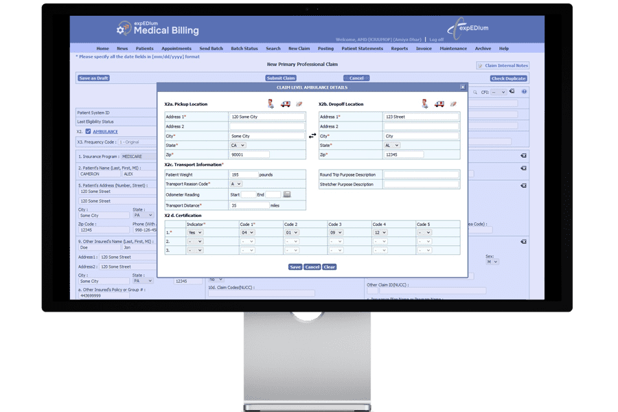 expEDIum Ambulance/EMS Billing Software