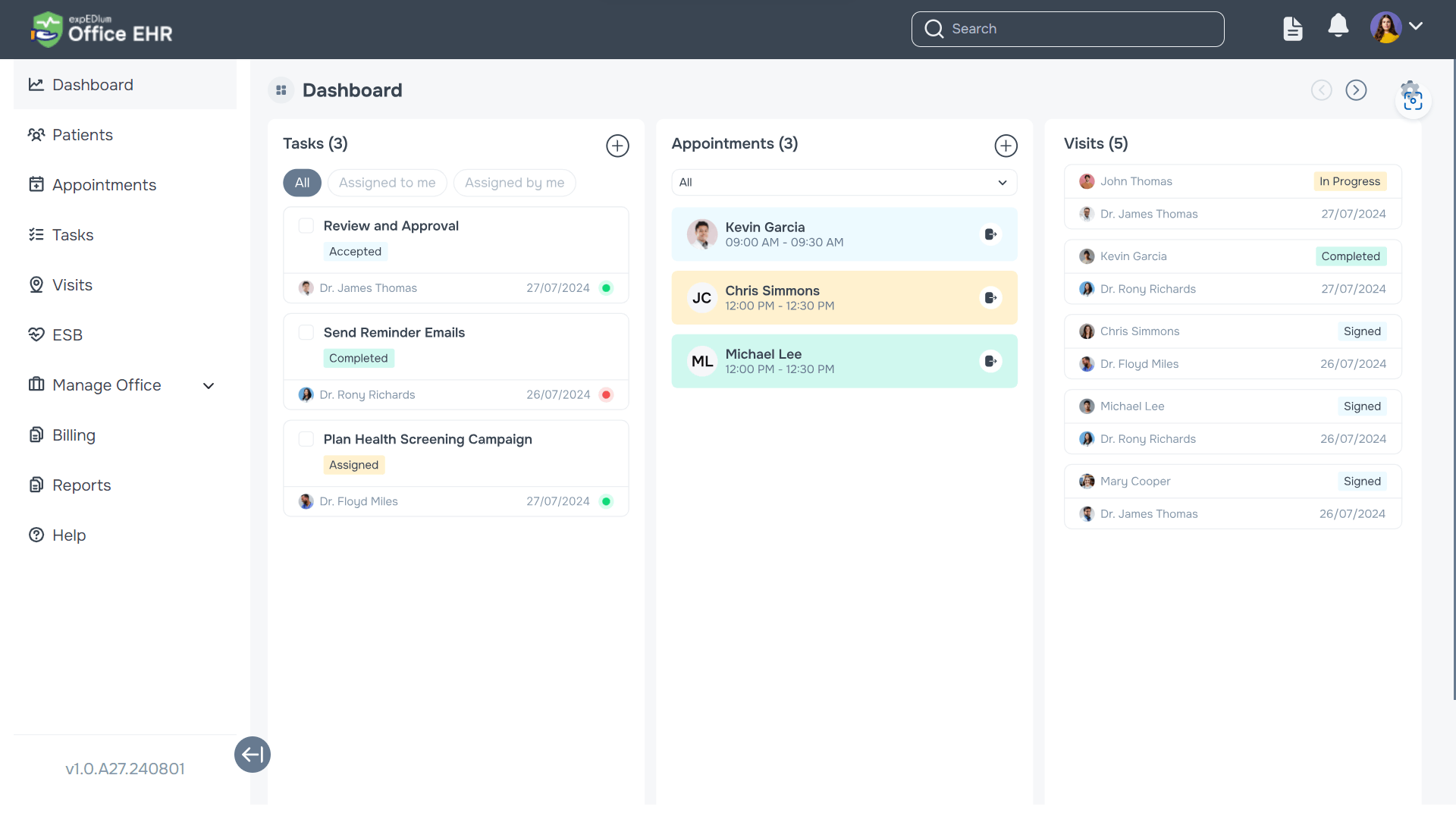 EHR/EMR Software by expEDIum